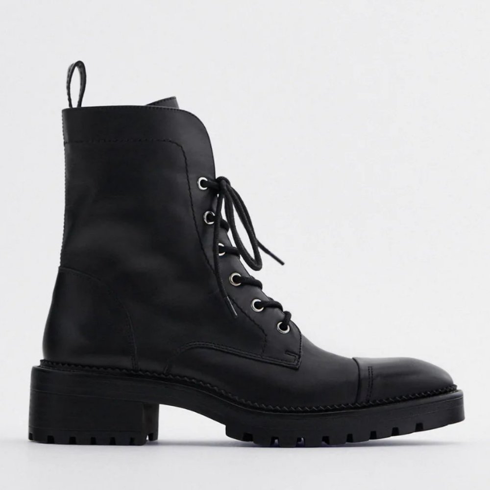 ZARA LEATHER BOOT